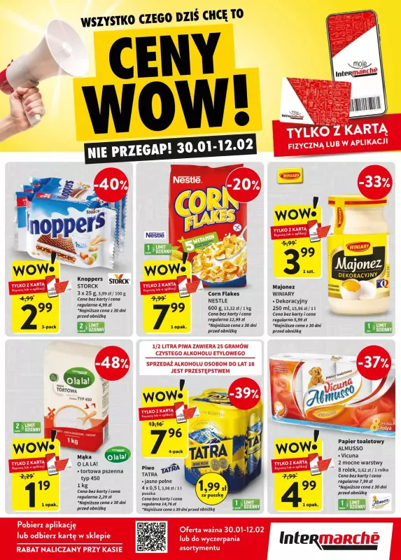 Intermarche - gazetka promocyjna Ceny Wow! od czwartku 30.01 do środy 12.02 - strona 2