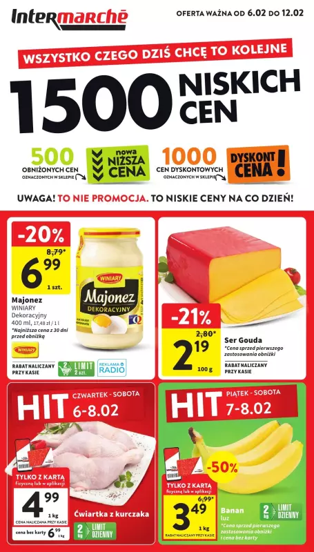 Intermarche - gazetka promocyjna Gazetka  do środy 12.02