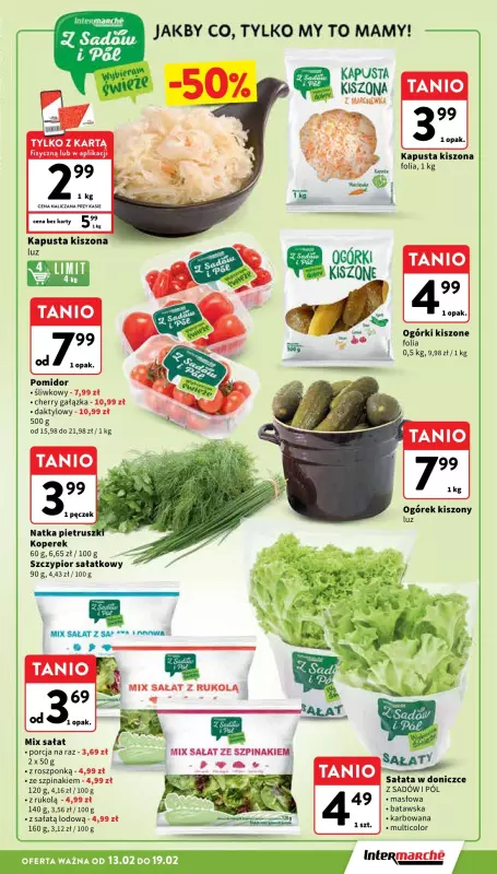 Intermarche - gazetka promocyjna Gazetka  do środy 19.02 - strona 15