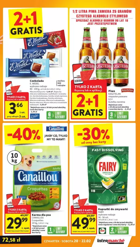 Intermarche - gazetka promocyjna Gazetka  do środy 26.02 - strona 3