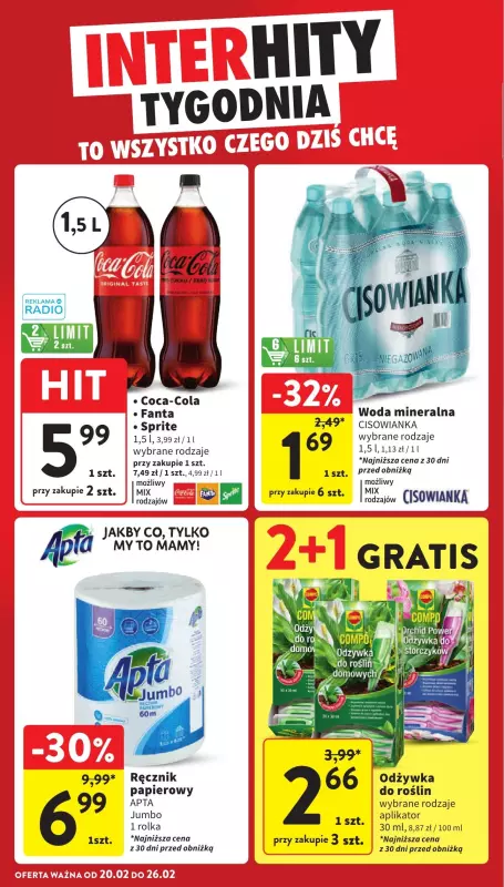 Intermarche - gazetka promocyjna Gazetka  do środy 26.02 - strona 6