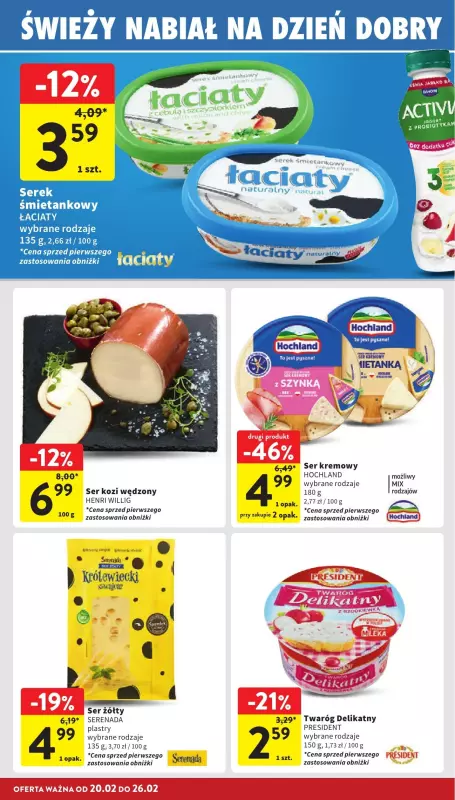 Intermarche - gazetka promocyjna Gazetka  do środy 26.02 - strona 20