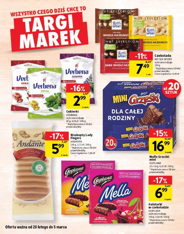 Intermarche - gazetka promocyjna Targi Marek od czwartku 20.02 do środy 05.03 - strona 16