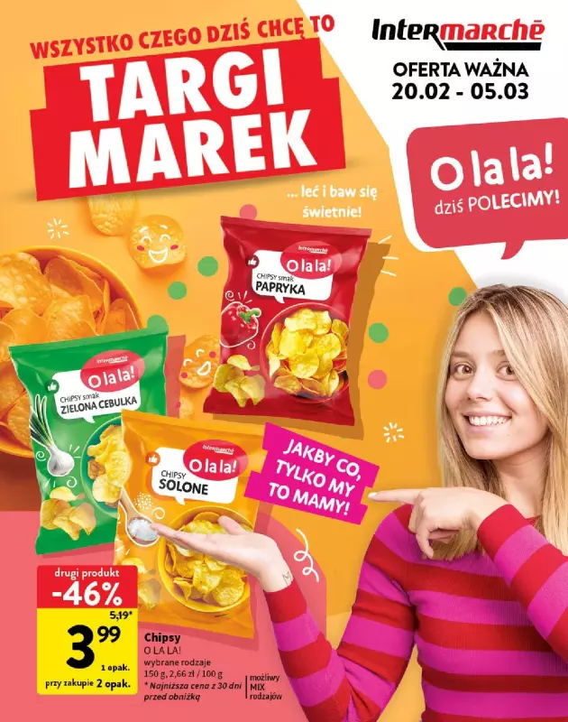 Intermarche - gazetka promocyjna Targi Marek  do środy 05.03