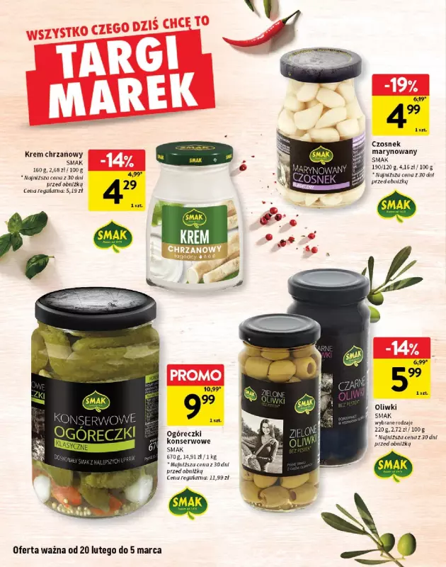 Intermarche - gazetka promocyjna Targi Marek od czwartku 20.02 do środy 05.03 - strona 14