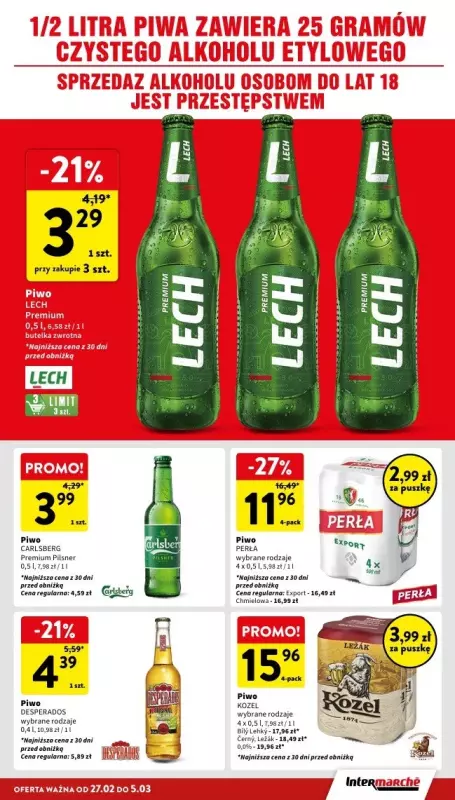 Intermarche - gazetka promocyjna Gazetka  do środy 05.03 - strona 33