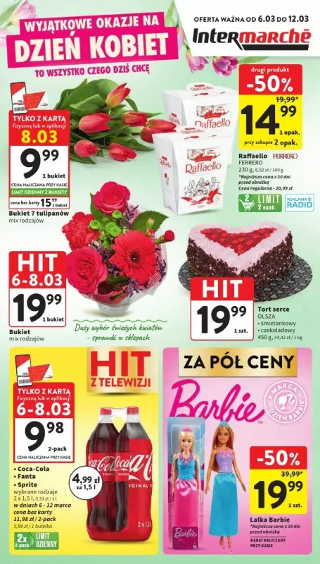 Intermarche - gazetka promocyjna Gazetka  do środy 12.03