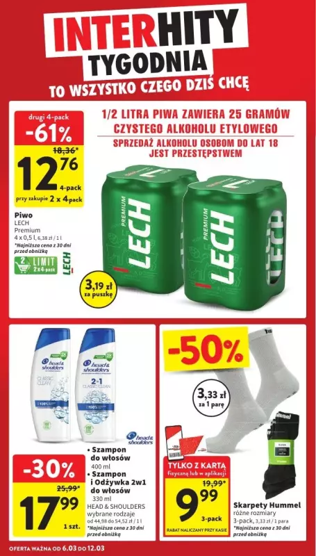 Intermarche - gazetka promocyjna Gazetka od czwartku 06.03 do środy 12.03 - strona 6