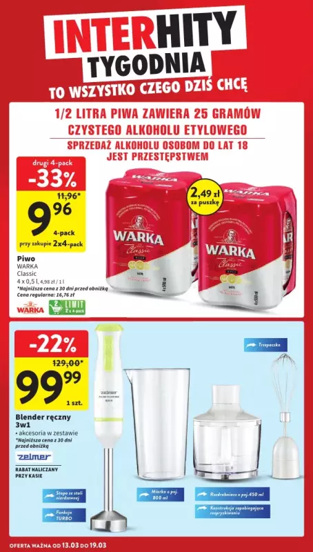 Intermarche - gazetka promocyjna Gazetka  do środy 19.03 - strona 6