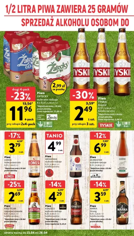 Intermarche - gazetka promocyjna Gazetka  do poniedziałku 28.04 - strona 10