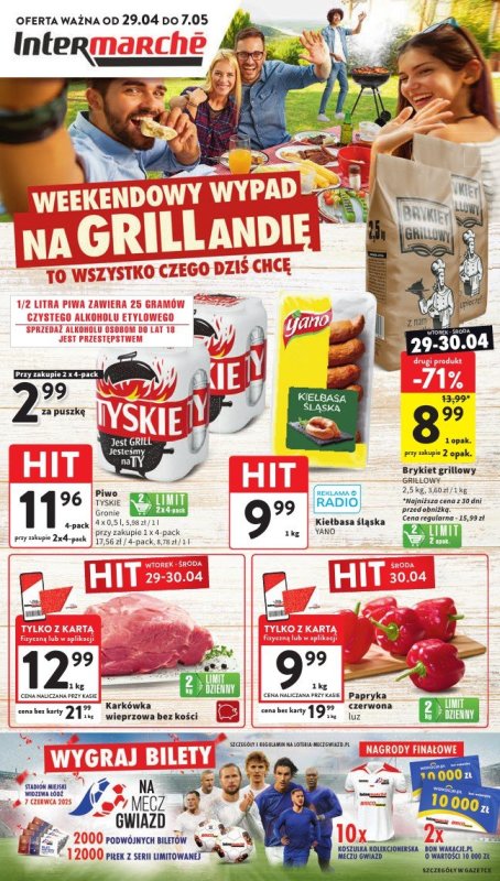 Intermarche - gazetka promocyjna Gazetka od wtorku 29.04 do środy 07.05