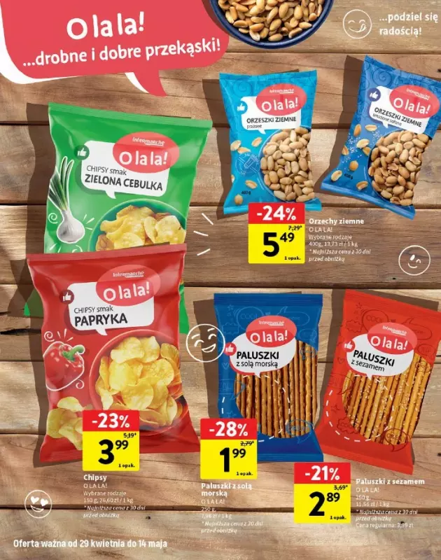 Intermarche - gazetka promocyjna Wszystko czego dziś chcę to targi marek od wtorku 29.04 do środy 14.05 - strona 6
