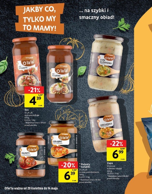 Intermarche - gazetka promocyjna Wszystko czego dziś chcę to targi marek od wtorku 29.04 do środy 14.05 - strona 4