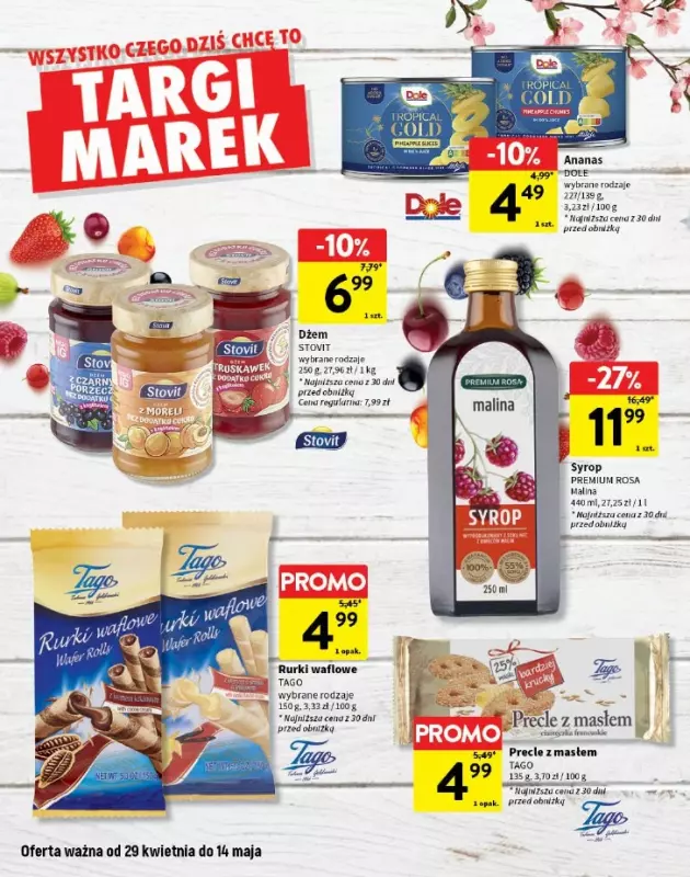 Intermarche - gazetka promocyjna Wszystko czego dziś chcę to targi marek od wtorku 29.04 do środy 14.05 - strona 12