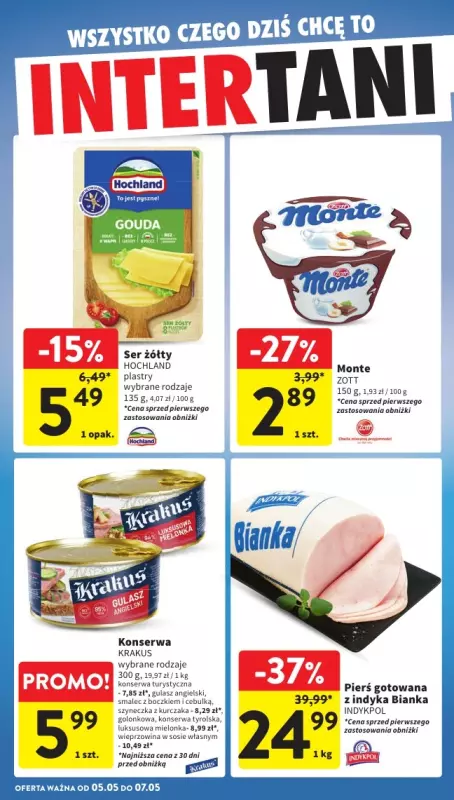 Intermarche - gazetka promocyjna Intertani start tygodnia   - strona 2
