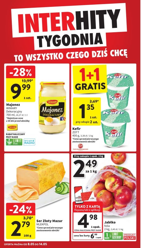 Intermarche - gazetka promocyjna Gazetka  do środy 14.05 - strona 6