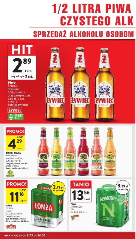 Intermarche - gazetka promocyjna Gazetka od czwartku 08.05 do środy 14.05 - strona 34