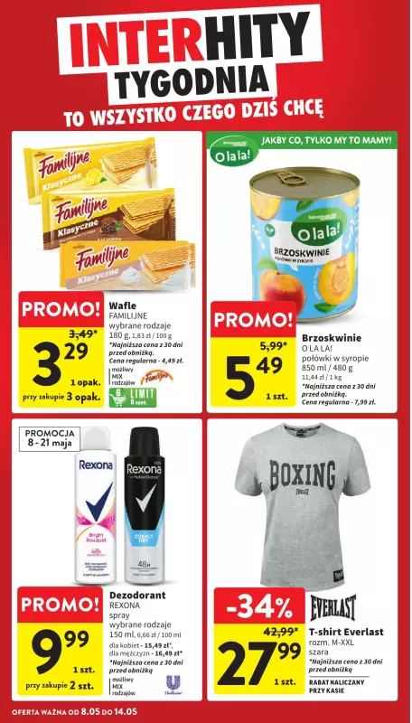 Intermarche - gazetka promocyjna Gazetka od czwartku 08.05 do środy 14.05 - strona 8