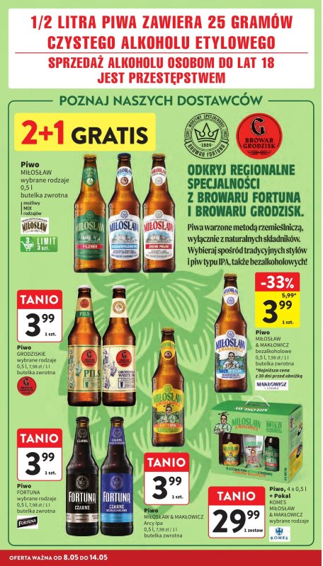 Intermarche - gazetka promocyjna Gazetka od czwartku 08.05 do środy 14.05 - strona 36