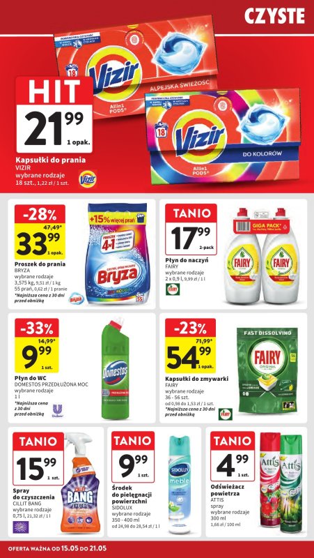 Intermarche - gazetka promocyjna Gazetka od czwartku 15.05 do środy 21.05 - strona 30
