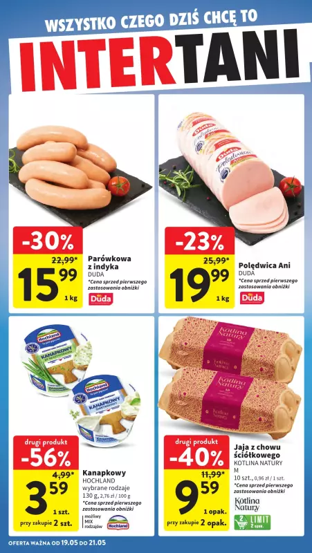 Intermarche - gazetka promocyjna Gazetka od czwartku 15.05 do środy 21.05 - strona 38