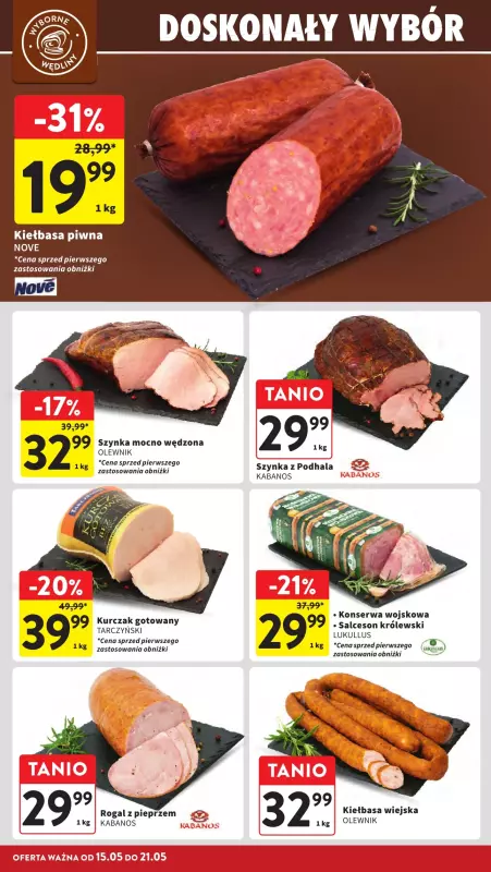 Intermarche - gazetka promocyjna Gazetka  do środy 21.05 - strona 14