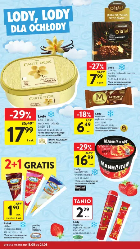 Intermarche - gazetka promocyjna Gazetka  do środy 21.05 - strona 22