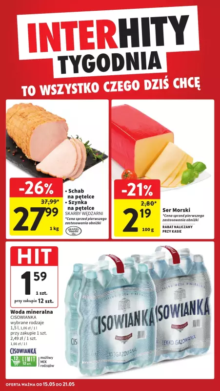 Intermarche - gazetka promocyjna Gazetka  do środy 21.05 - strona 6