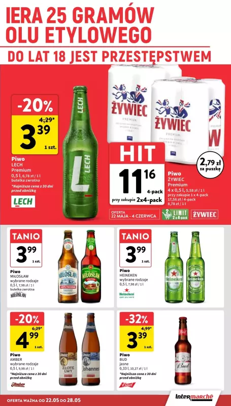 Intermarche - gazetka promocyjna Wszystko czego dziś chcę na Dzień Matki  do środy 28.05 - strona 29
