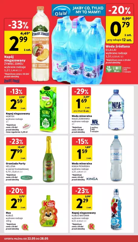 Intermarche - gazetka promocyjna Wszystko czego dziś chcę na Dzień Matki  do środy 28.05 - strona 30