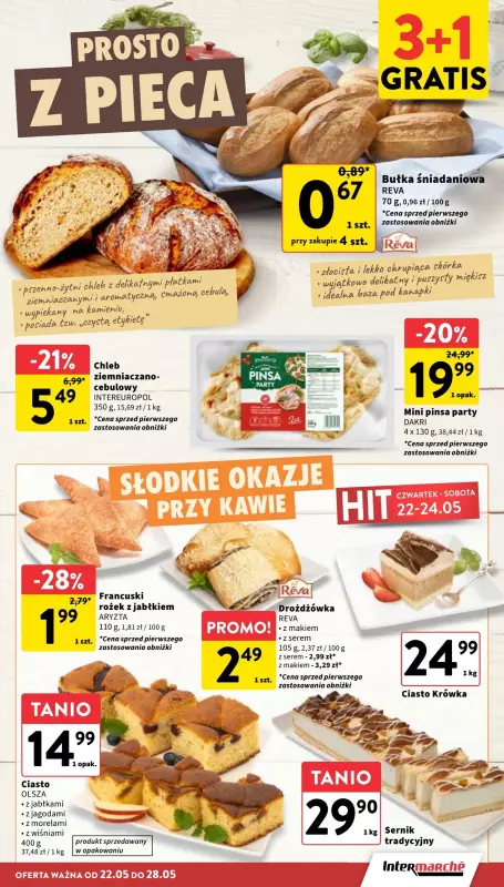 Intermarche - gazetka promocyjna Wszystko czego dziś chcę na Dzień Matki od czwartku 22.05 do środy 28.05 - strona 21