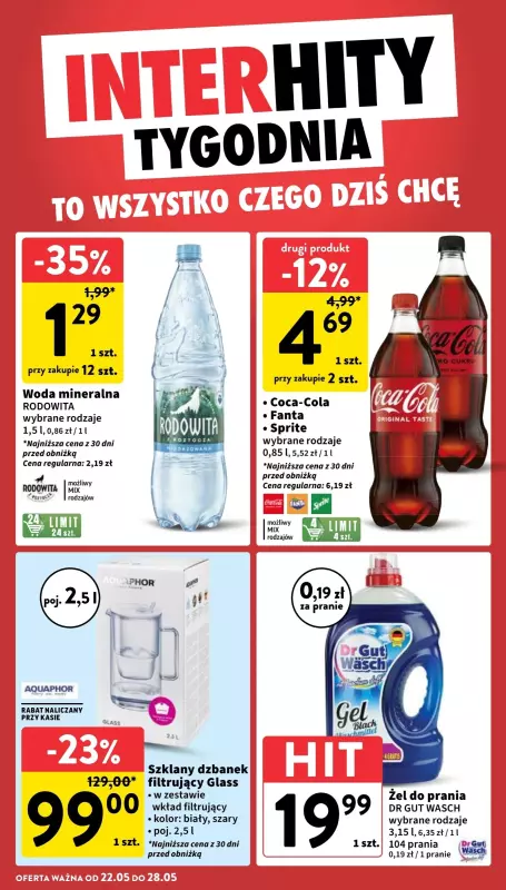 Intermarche - gazetka promocyjna Wszystko czego dziś chcę na Dzień Matki od czwartku 22.05 do środy 28.05 - strona 8