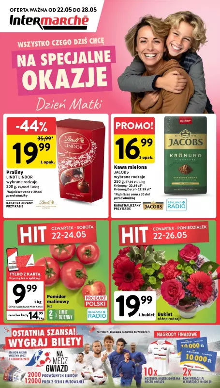 Intermarche - gazetka promocyjna Gazetka od czwartku 22.05 do środy 28.05