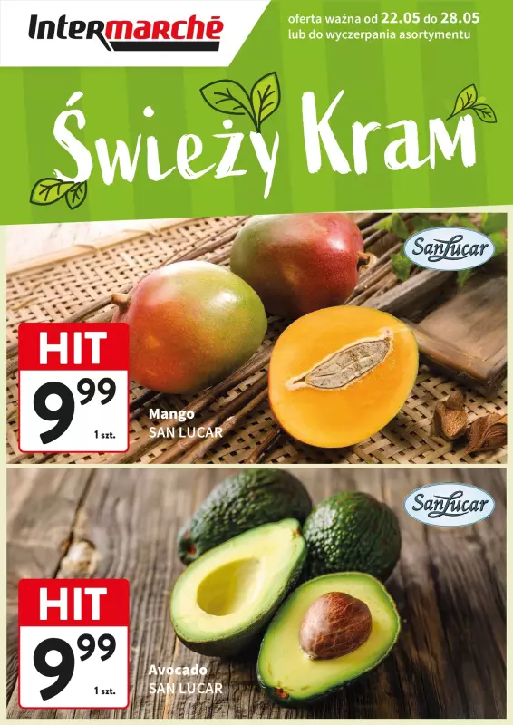 Intermarche - gazetka promocyjna Świeży kram  