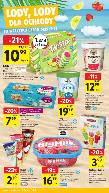 Intermarche - gazetka promocyjna Gazetka od czwartku 05.06 do środy 11.06 - strona 24