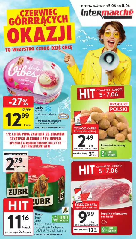 Intermarche - gazetka promocyjna Gazetka  