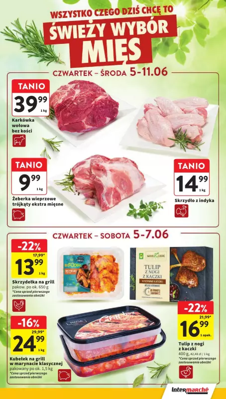 Intermarche - gazetka promocyjna Gazetka od czwartku 05.06 do środy 11.06 - strona 15