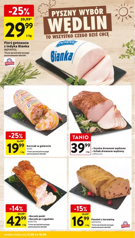 Intermarche - gazetka promocyjna Gazetka od czwartku 12.06 do poniedziałku 16.06 - strona 16