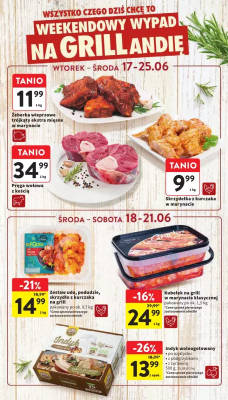Intermarche - gazetka promocyjna Gazetka od wtorku 17.06 do środy 25.06 - strona 14