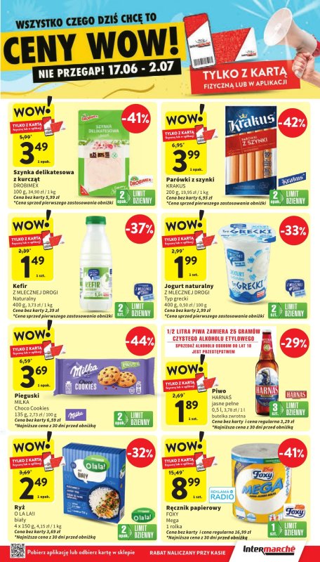 Intermarche - gazetka promocyjna Gazetka od wtorku 17.06 do środy 25.06 - strona 3