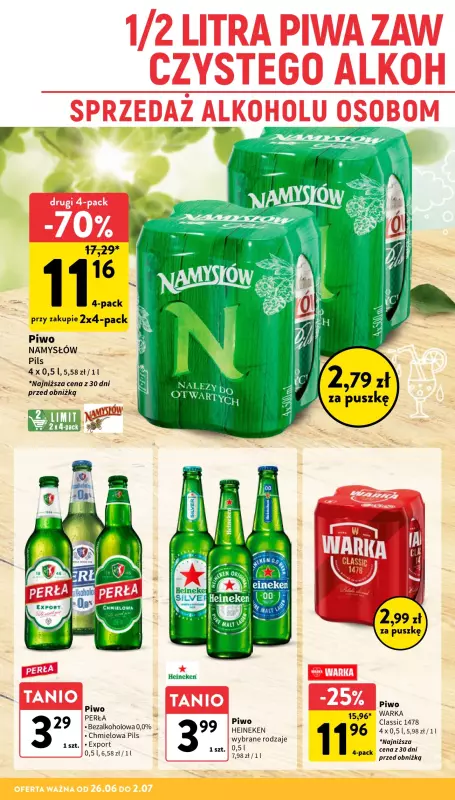 Intermarche - gazetka promocyjna Gazetka od czwartku 26.06 do środy 02.07 - strona 28
