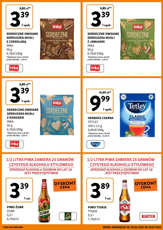 Intermarche - gazetka promocyjna Nowa niższa cena od wtorku 01.07 do niedzieli 20.07 - strona 4