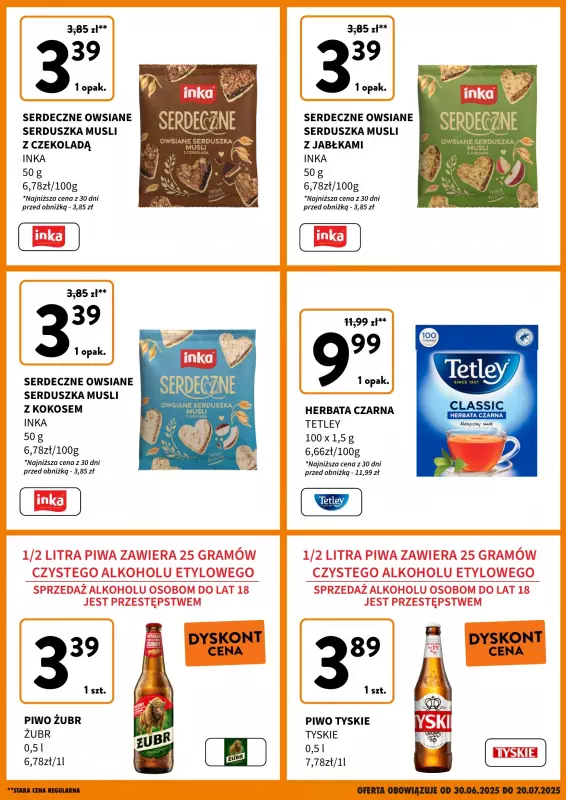 Intermarche - gazetka promocyjna Nowa niższa cena od wtorku 01.07 do niedzieli 20.07 - strona 4