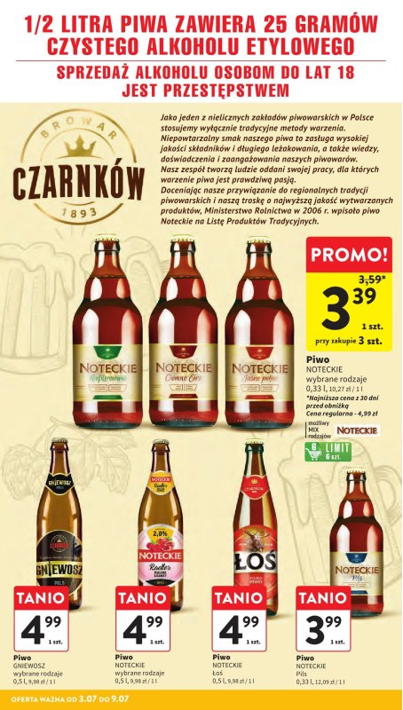 Intermarche - gazetka promocyjna Gazetka od czwartku 03.07 do środy 09.07 - strona 34