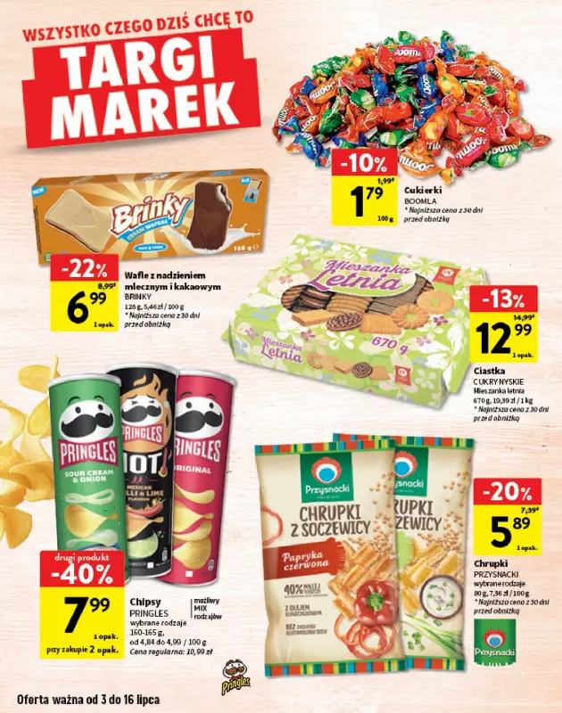 Intermarche - gazetka promocyjna Targi Marek od czwartku 03.07 do środy 16.07 - strona 16