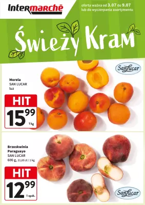 Intermarche - gazetka promocyjna Świeży kram od czwartku 03.07 do środy 09.07