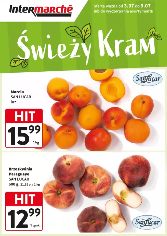 Intermarche - gazetka promocyjna Świeży kram  