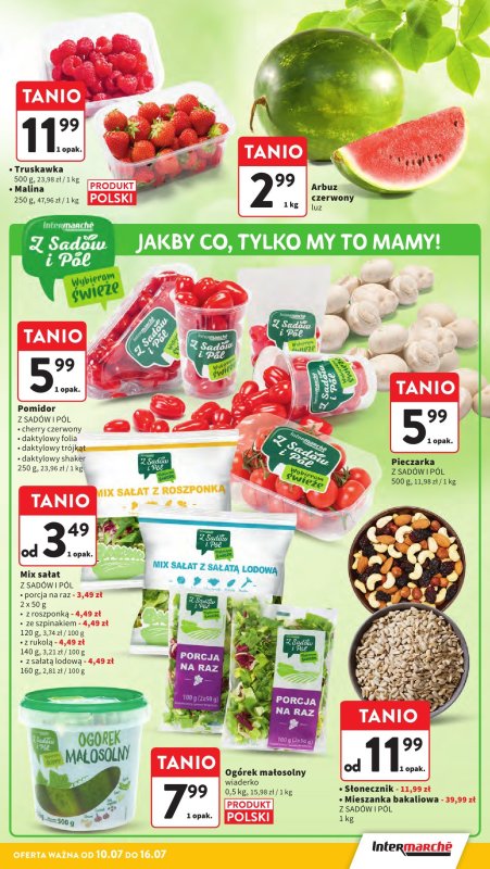 Intermarche - gazetka promocyjna Gazetka od czwartku 10.07 do środy 16.07 - strona 14