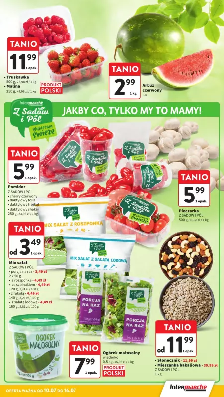 Intermarche - gazetka promocyjna Gazetka od czwartku 10.07 do środy 16.07 - strona 14