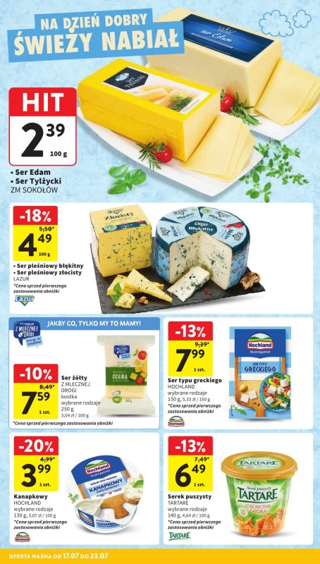 Intermarche - gazetka promocyjna Gazetka od czwartku 17.07 do środy 23.07 - strona 23